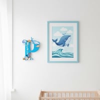 Image 1 of Personalised Ocean Wooden Letter