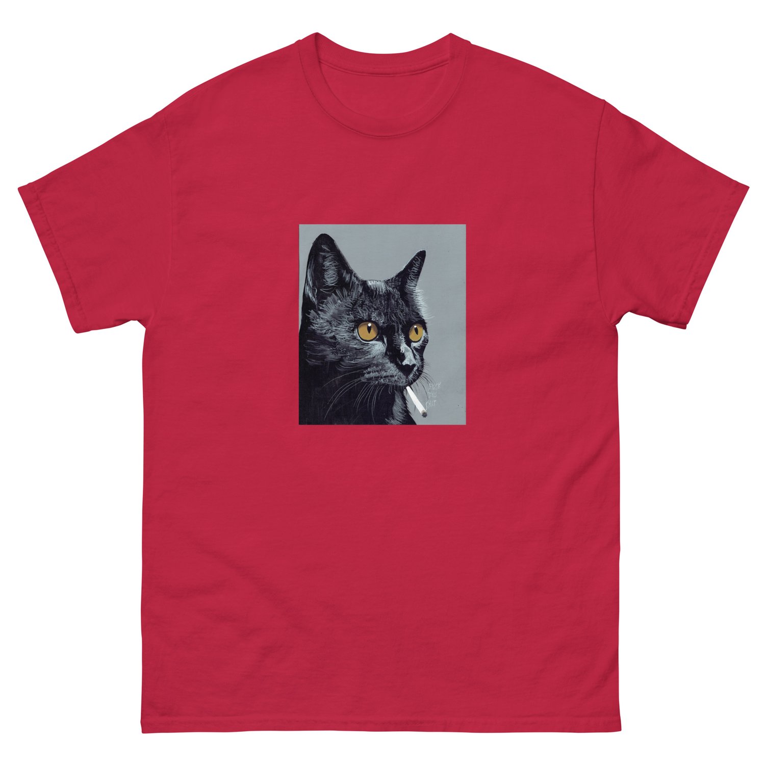 Image of FTS SMOKING CAT T-SHIRT