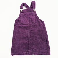 Image 1 of Art Class Girls Corduroy Overalls Dress in Deep Purple