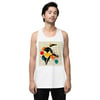 Abstract Penguin, Tim Ozman, Men’s premium tank top