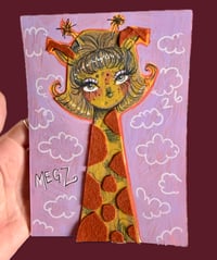 Felt giraffe  (original)