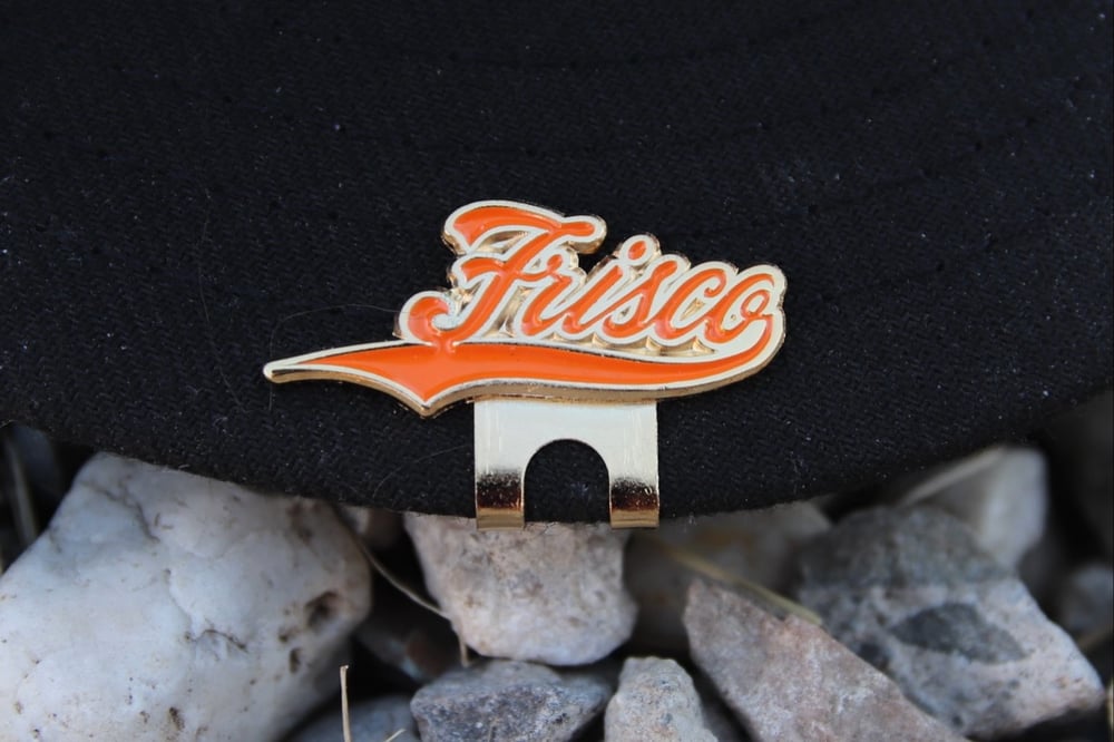 Image of Frisco Script Clip - Orange