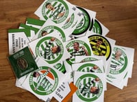 Image 1 of 50 Stickers - Free 1888 Logo Badge