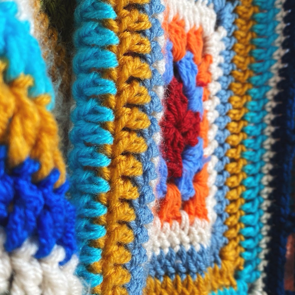 Image of Funky Squares Granny Sweater