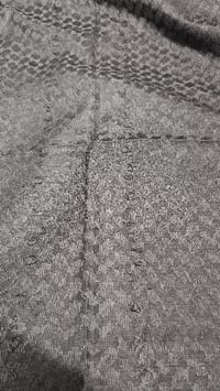 Image 9 of Black Original @hirbawi Keffiyeh- hand stitched embroidery Palestine 