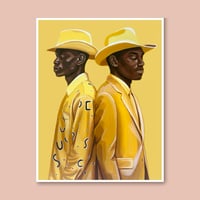 “Golden Silence” Poster Print 8.5x11in