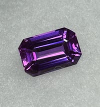 Image 17 of Heated Natural Tanzanite Purple pink, emerald cut, 6.75ct