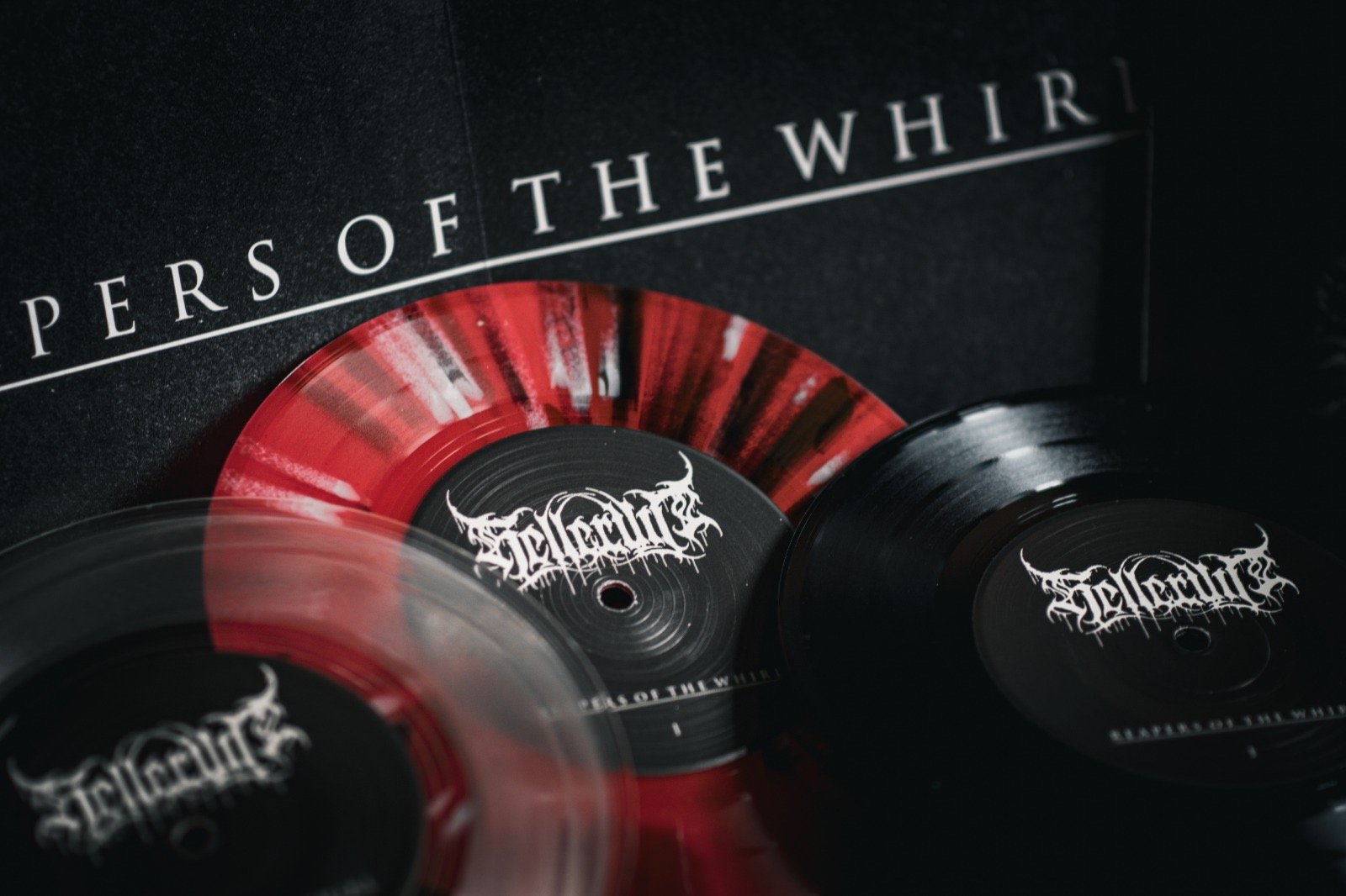 Red Splatter ''Reapers of the Whirl'' 7inch LP | Helleruin