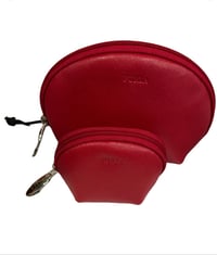 Image 1 of FURLA- Cosmetic Cosmetic (2) Pouches W/ original dust bag