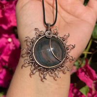 Image 1 of Velvet (Rainbow) Obsidian Sun & Moon 🌈☀️🌙