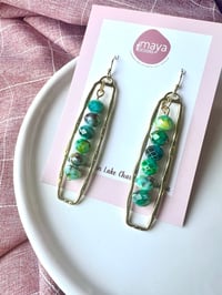  Jasper Beaded Earrings