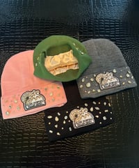 Image 1 of WC Satin Lined Rhinestone Beanies