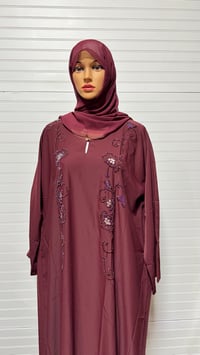 Image 1 of Heaven Flower Abaya. 