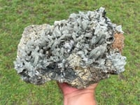 Image 21 of Large Quartz Crystal Points Cluster with inclusions & Fluorite | China #2887