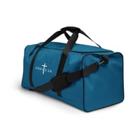 Image 4 of John 3:16 Duffle Bag Cerulean
