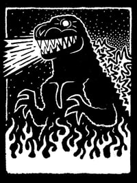 Teeny Zilla Print