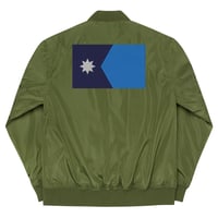 Image 3 of Minnesota Flag Bomber Jacket (Back)