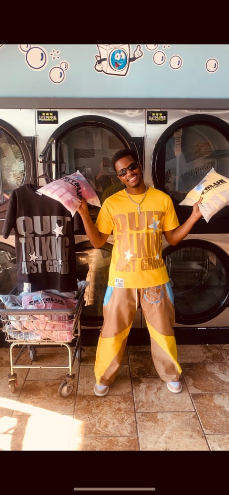 Image of Yellow Windbreaker Set