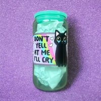 Please Don’t Yell 16 OZ Glass Cup