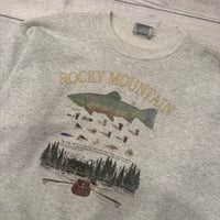 Image 2 of Vintage Rocky Mountain Trout Crewneck - XL