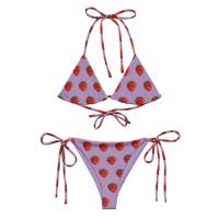 Image 1 of Strawberry string bikini