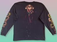 Image 2 of “MEDUSA” BLEACH PAINTED LONG SLEEVE T-SHIRT XL