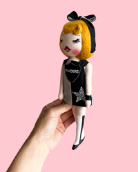 Image 6 of RESERVED FOR DEBBYE RAIDERS SMALL ART DOLL