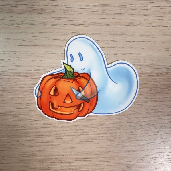 Image of ghost sticker