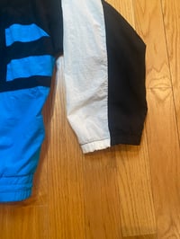 Image 3 of Vintage Blue Black Nylon Track Jacket (XL)