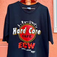 Image 1 of 1998 ECW HARDCORE CAFE TOUR SHIRT 🩸🇯🇵 TOKYO EDITION