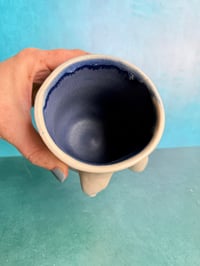 Image 6 of Blue and White Titty Tumbler No. 1