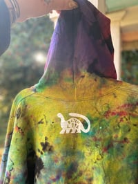 Image 8 of 2XL Disrespect Your Surroundings Tie Dye Hoodie 11