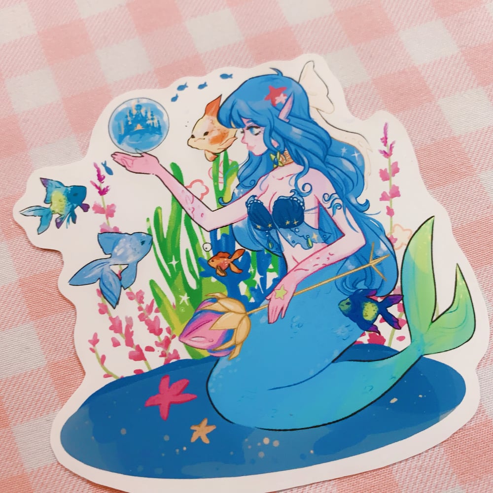 Image of Mermaid Sea Vinyl Sticker