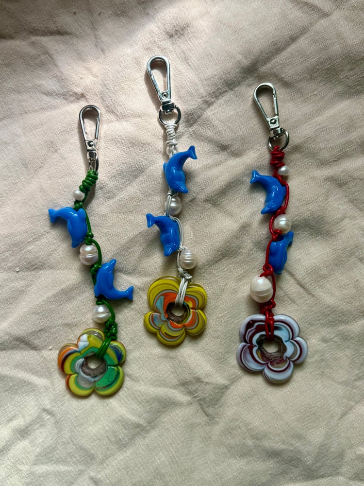Image of Beach picnic keychain / bag charm