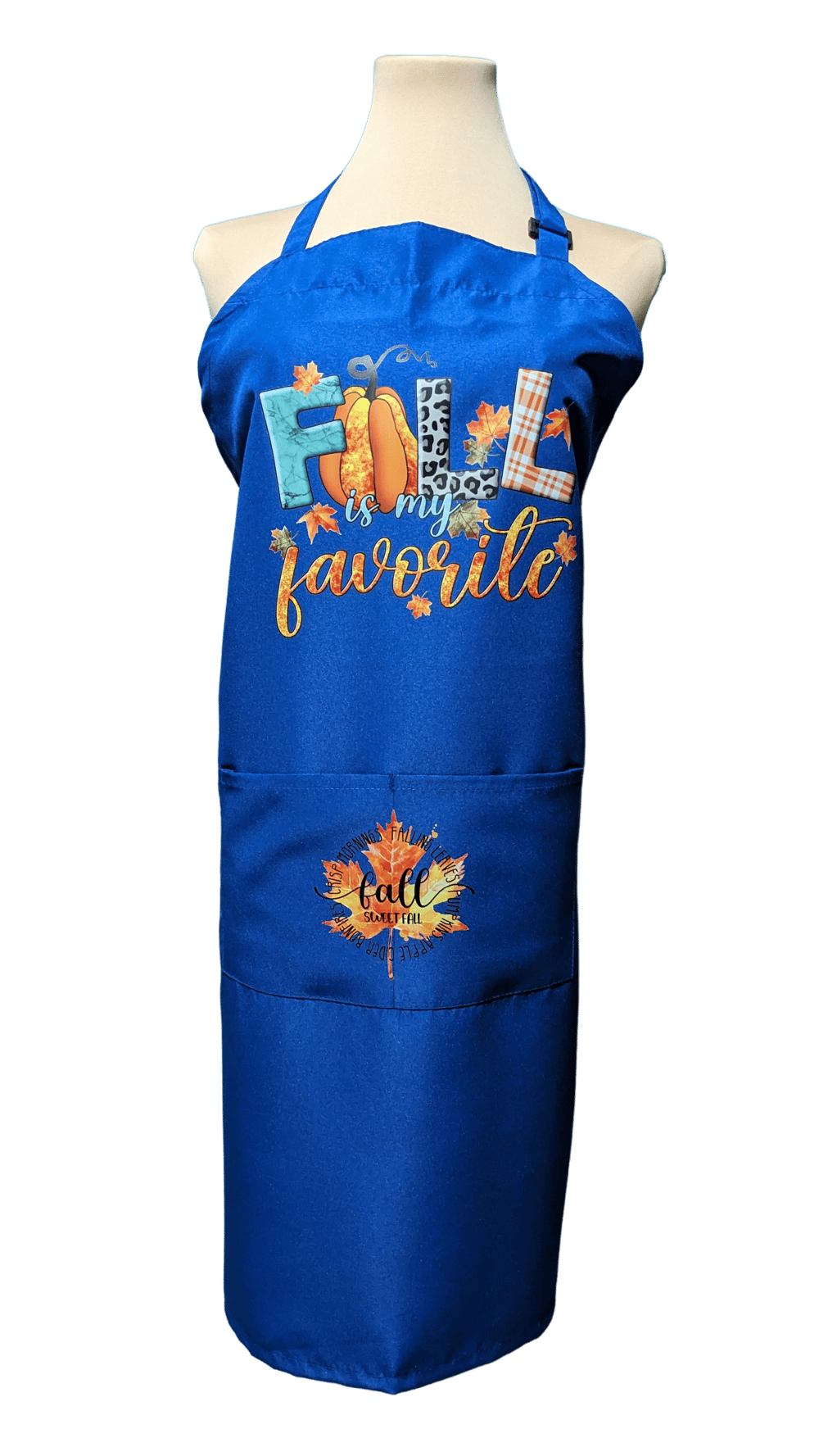 Image of Fall is My Favorite Apron (blue)
