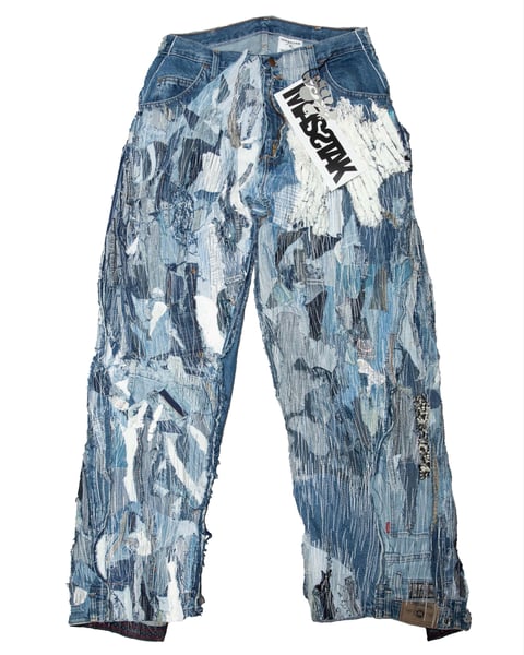 Image of MASSTAK - 166 FR Ptchwrk Jeans