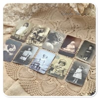 Image 2 of Vintage french ephemera children at play petite cards 