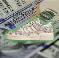 Image 2 of 🆕 Jeremy Scott ❌  Adidas Forum '84 Low 👟 “MoNey WiNGs”💸