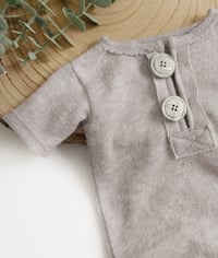 Image 3 of Boys bodysuit Patrick | grey | 12 months