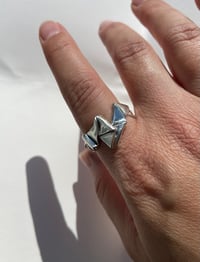 Image 1 of Peaked Fold Ring 