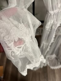 Image 4 of white sheer cover up 
