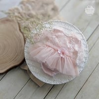 Image 1 of Newborn body-dress - Milana - baby pink