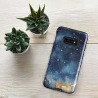 Image 4 of Celestial Constellation Night Sky Stars and Clouds Painting Tough case for Samsung®