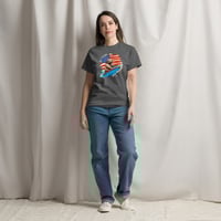Image 9 of Retro Patriotic Surfing Sloth T-Shirt for Men and Women