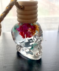 Image 2 of Clear Skull with Flowers 