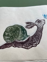 Image 4 of New Pals - Lino Print 