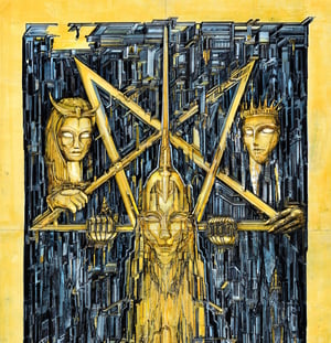 Image of IMPERIAL TRIUMPHANT 'GOLDSTAR' POSTER PRINT