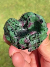 Image 21 of Ruby Zoisite Incense Holder #1792