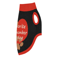 Image 1 of My favorite family member is my dog knitted pet sweater