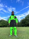 Neon Green/Black Unisex Cave Suit